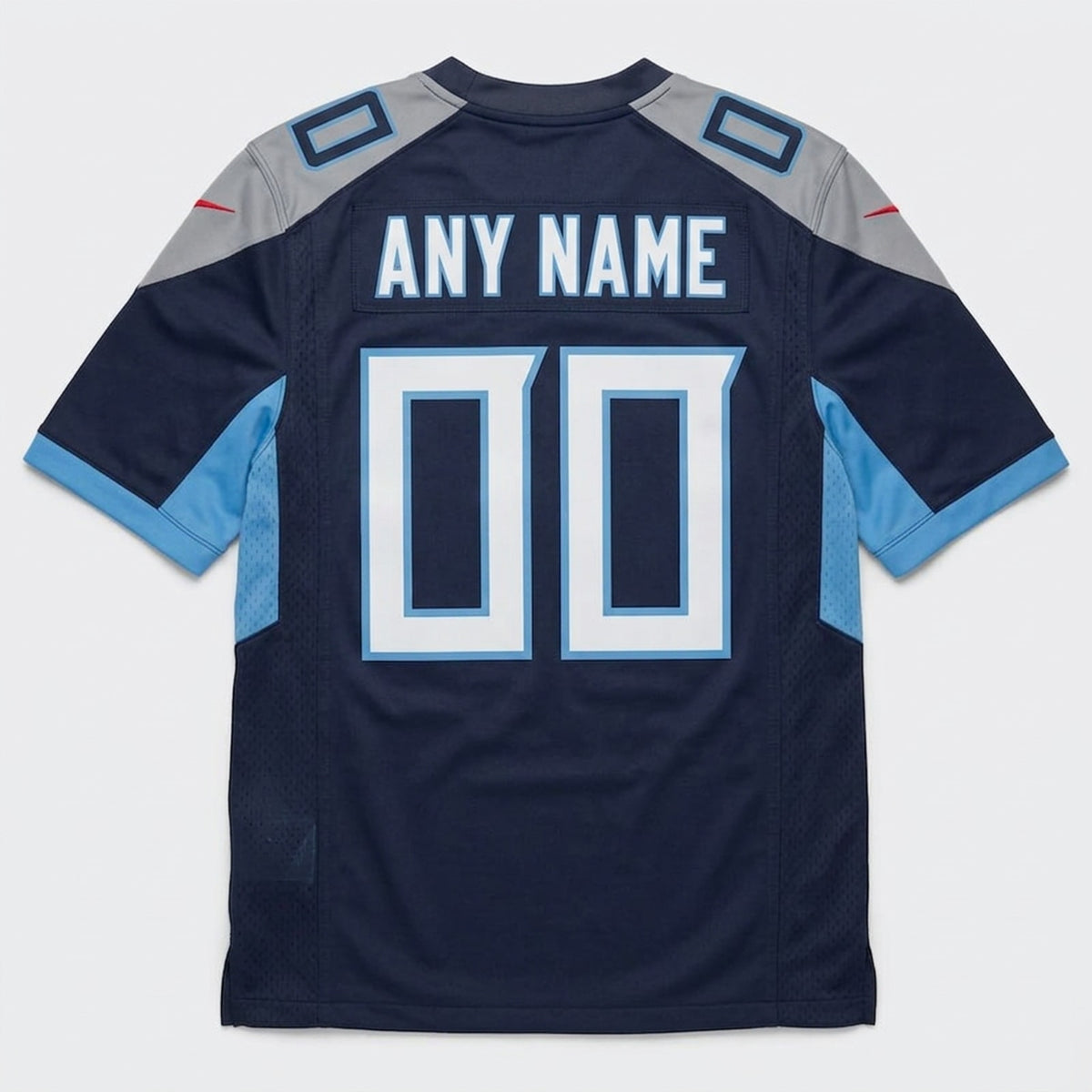 Navy Blue Football Jersey – Custom Name and Number - 2