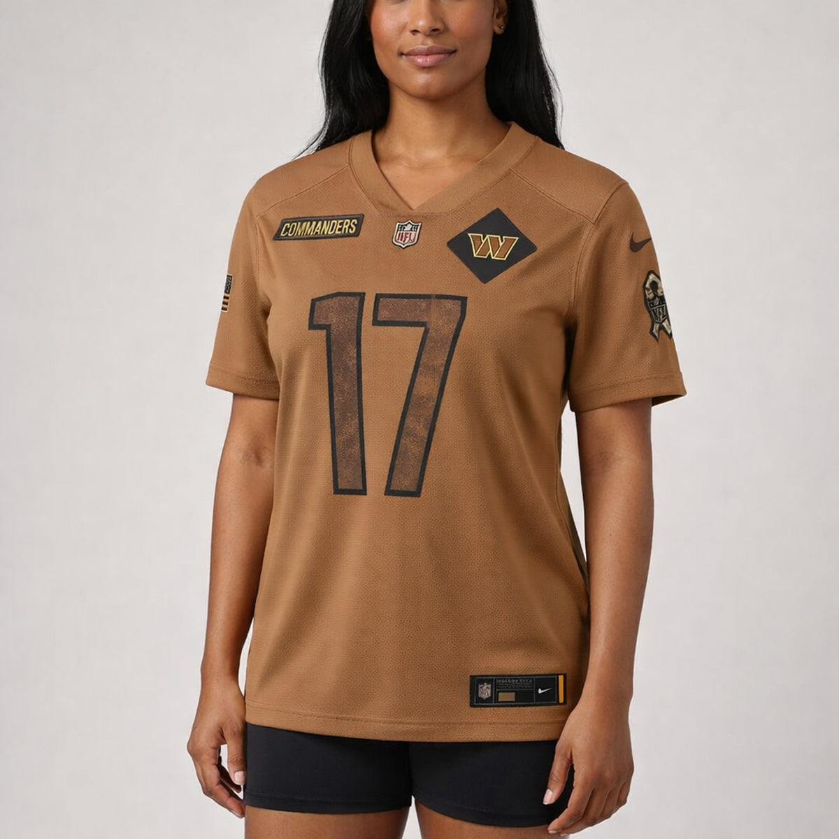 McLaurin 17 Washington Brown Football Jersey - 5