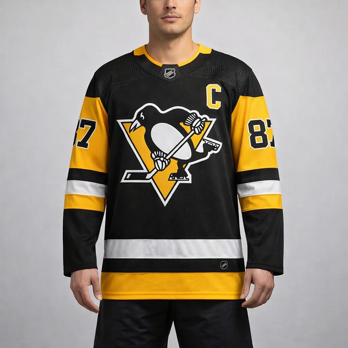 Crosby 87 Penguins Hockey Jersey - 4