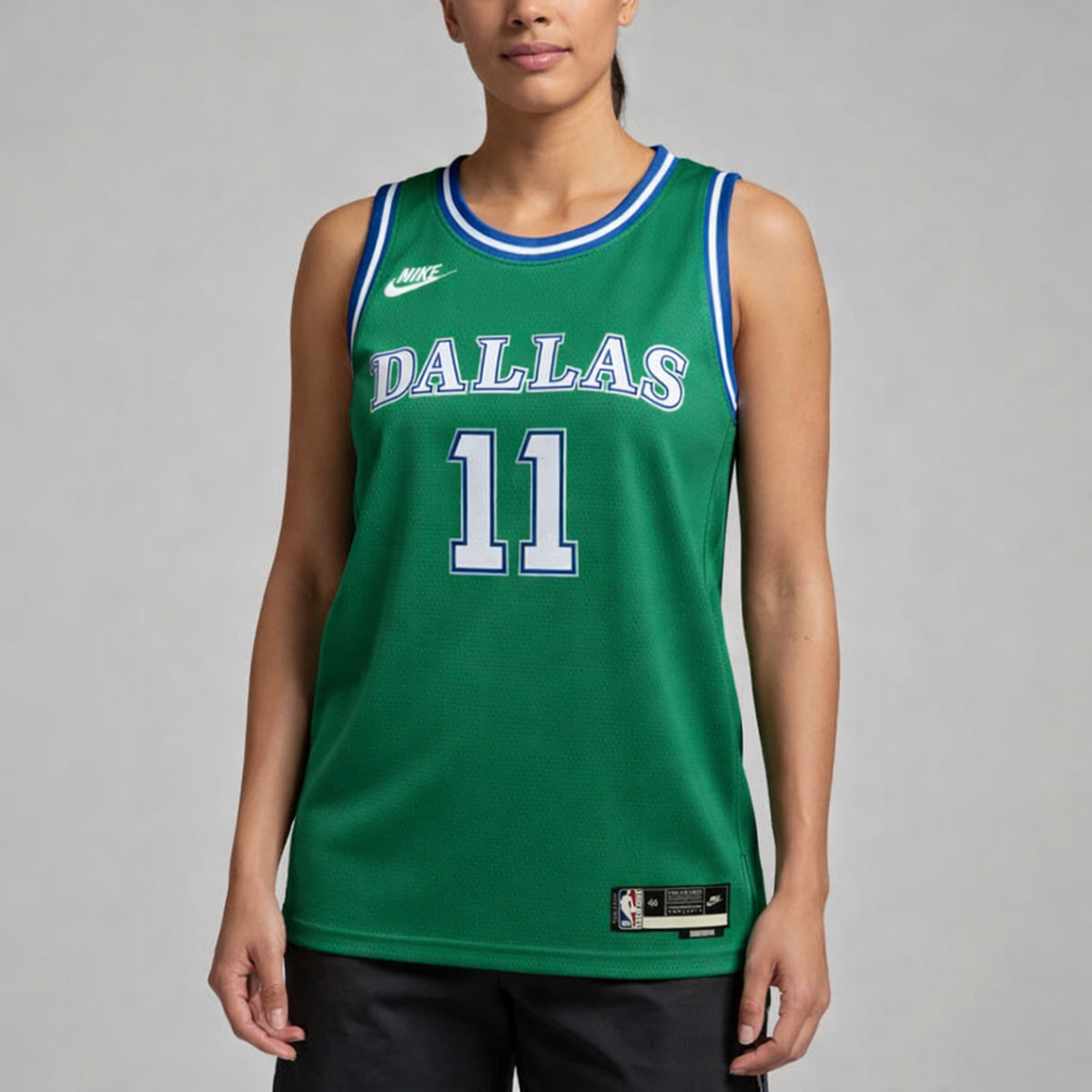 Irving 11 Dallas Basketball Jersey Green - 5