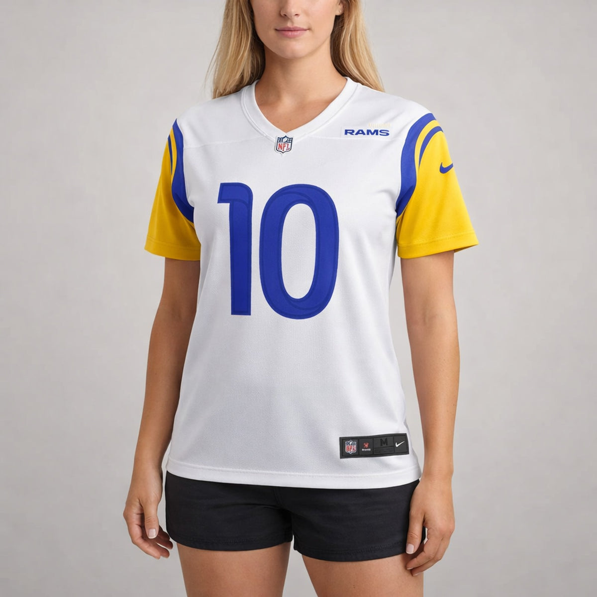 Kupp 10 Rams White Football Jersey - 5