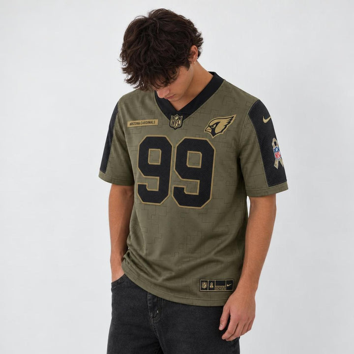 Watt 99 Cardinals Military Camo Football Jersey