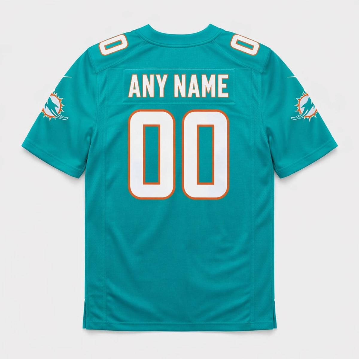 Miami Dolphins Any Name 00 Football Jersey - 2