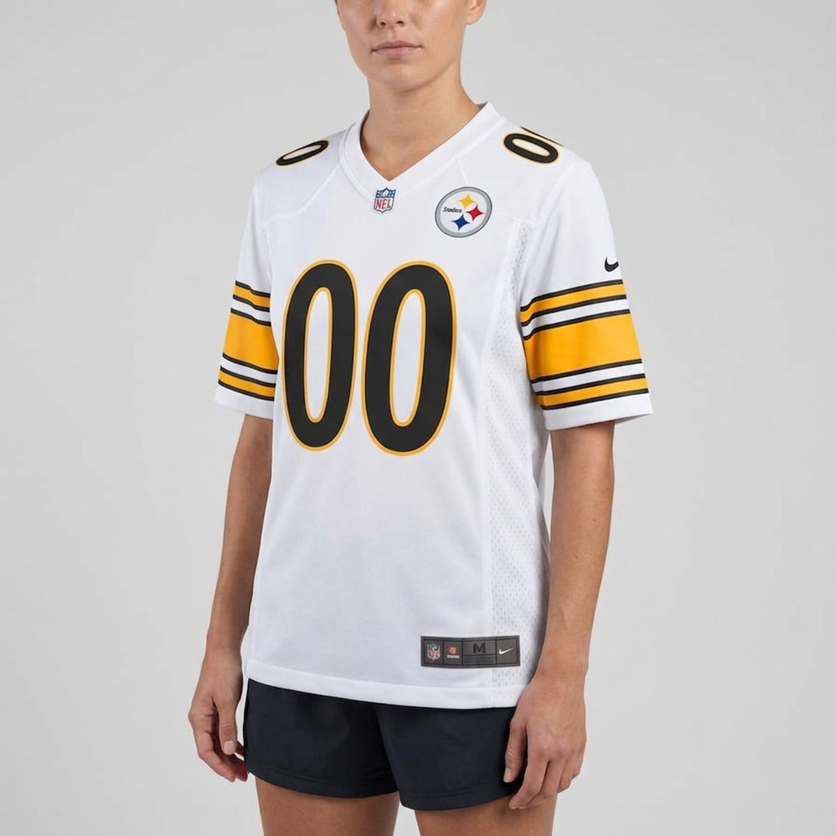 White Gold Football Jersey Custom Name and Number - 5