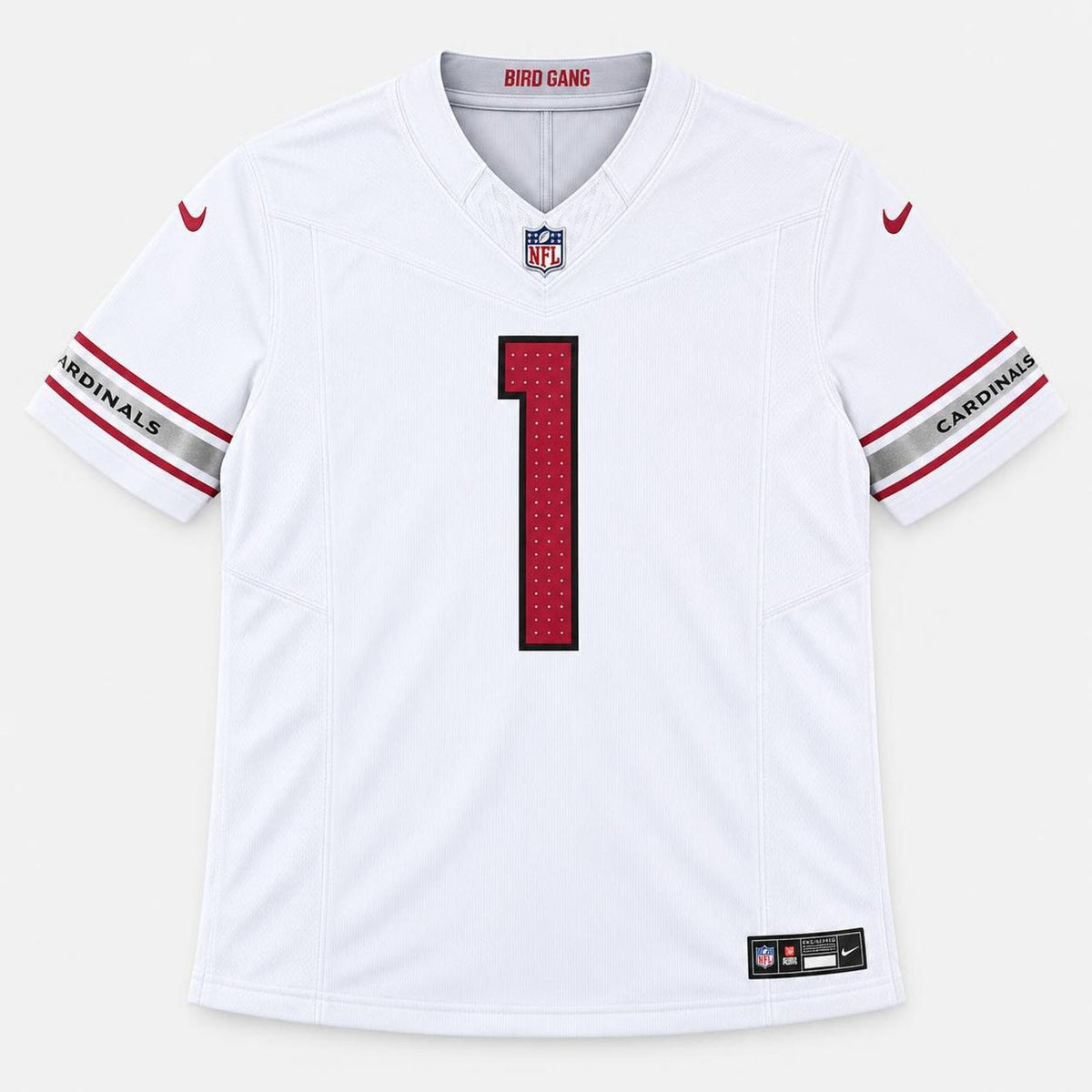 Murray 1 Arizona Cardinals White Football Jersey - 1