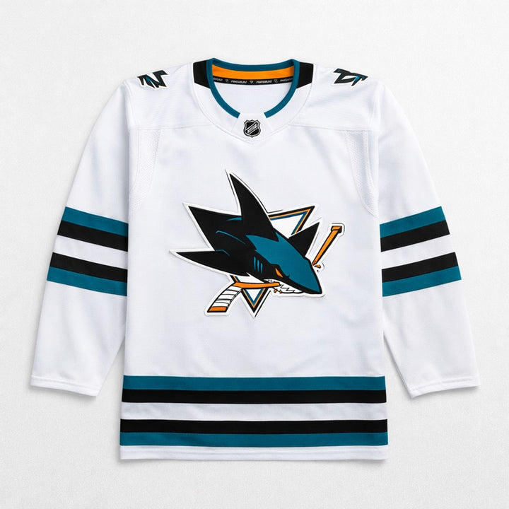 San Jose Sharks White Ice Hockey Jersey