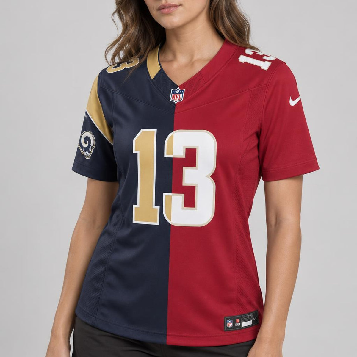 Warner 13 Split Football Jersey - 4
