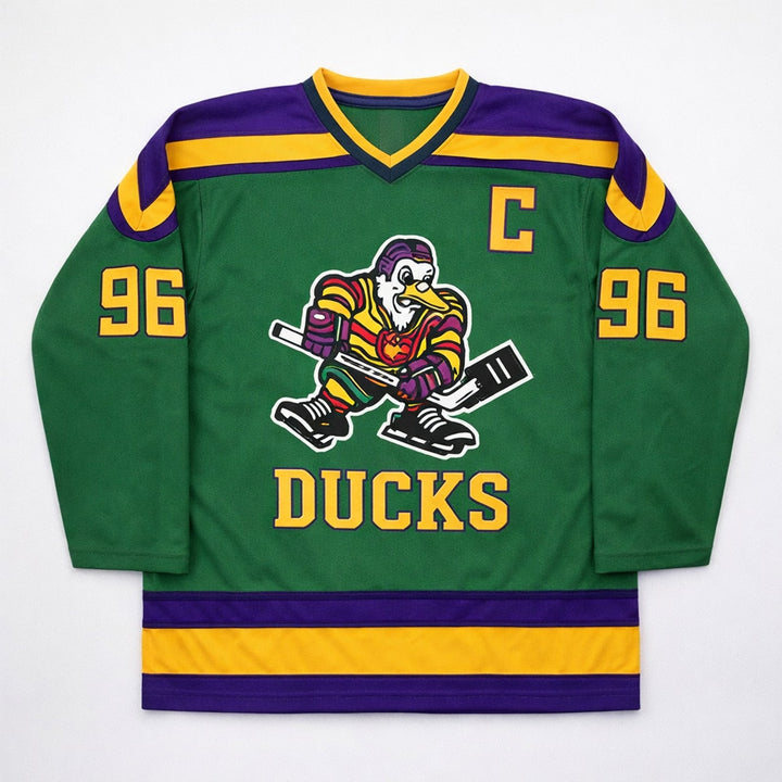 Conway 96 Ducks Hockey Jersey Green