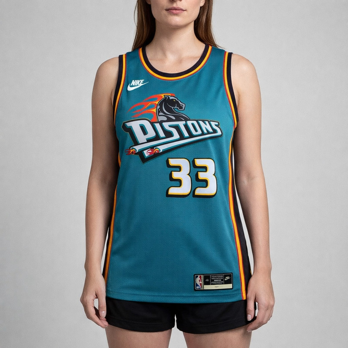 Hill 33 Pistons Basketball Jersey - 5