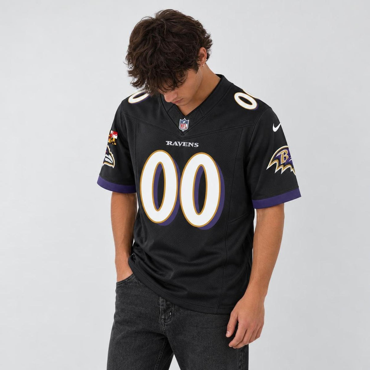 Baltimore Flag Football Jersey - Custom Name and Number - 2
