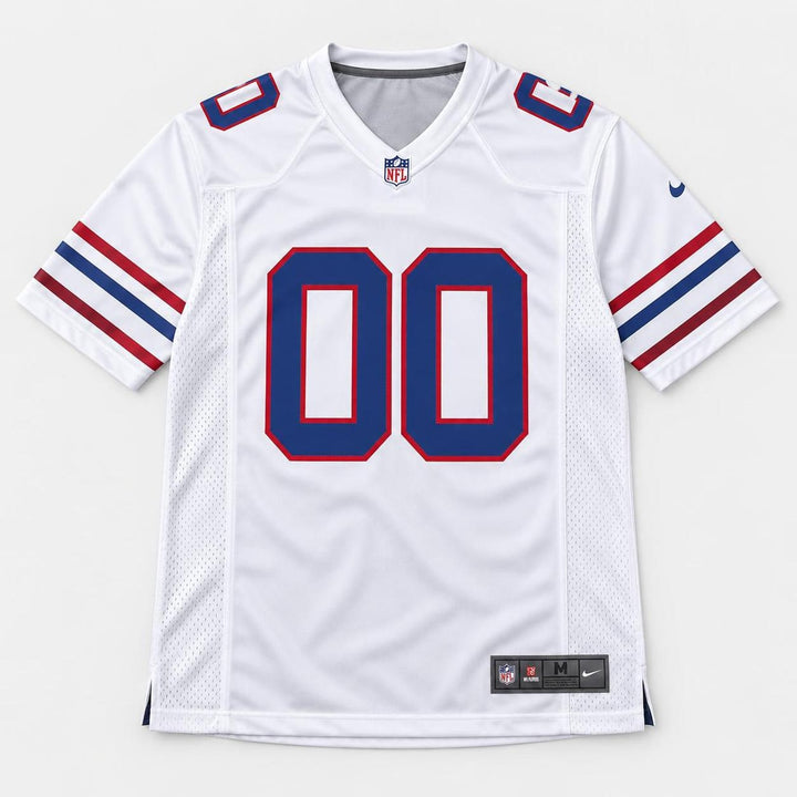 White Gridiron Football Jersey - Custom Name and Number