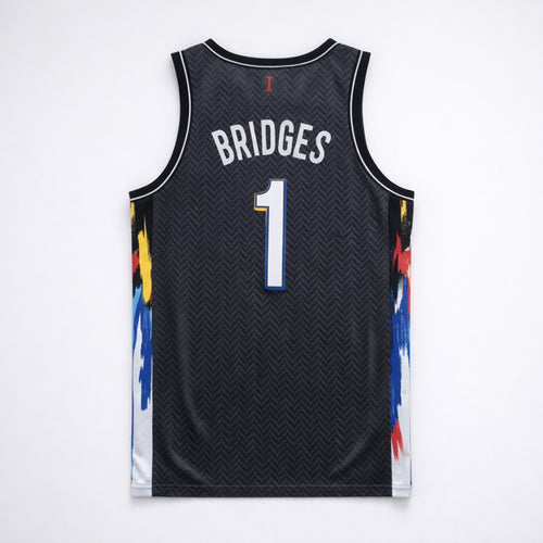 Bridges 1 Brooklyn Nets Basketball Jersey - 2