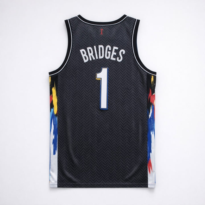 Bridges 1 Brooklyn Nets Basketball Jersey