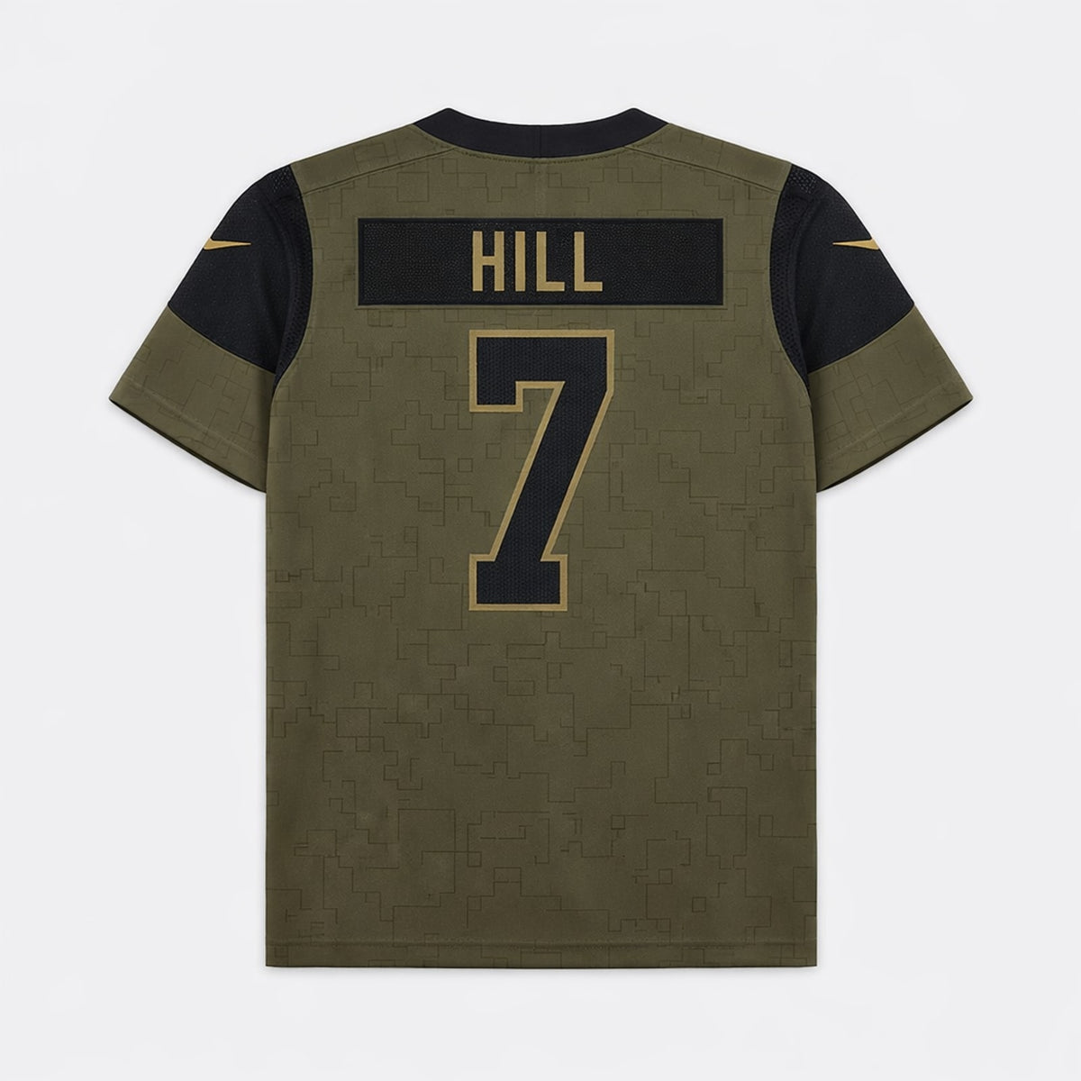 Hill 7 Saints Olive Football Jersey - 2
