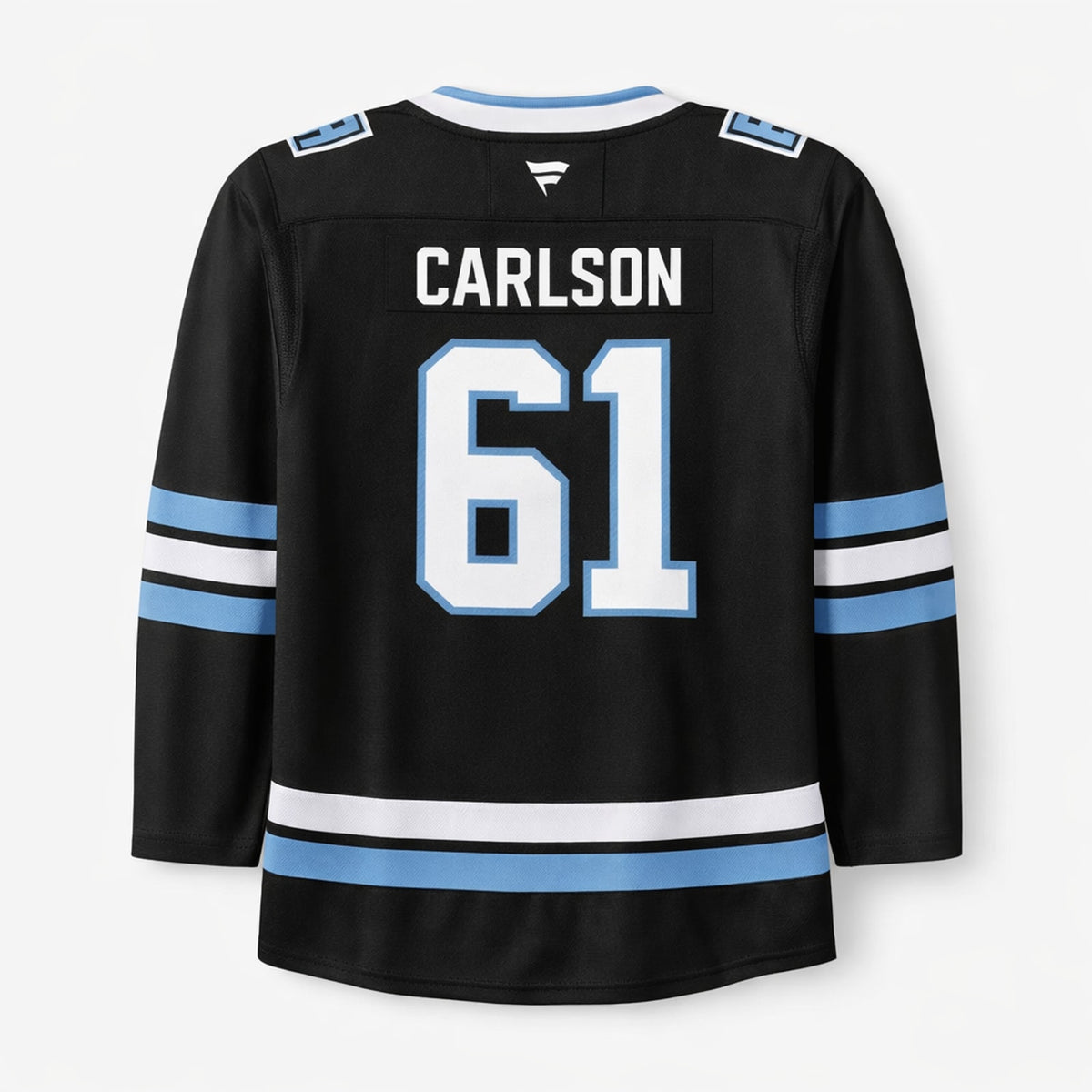 Utah Mammoth Hockey Jersey Black Blue White - 2
