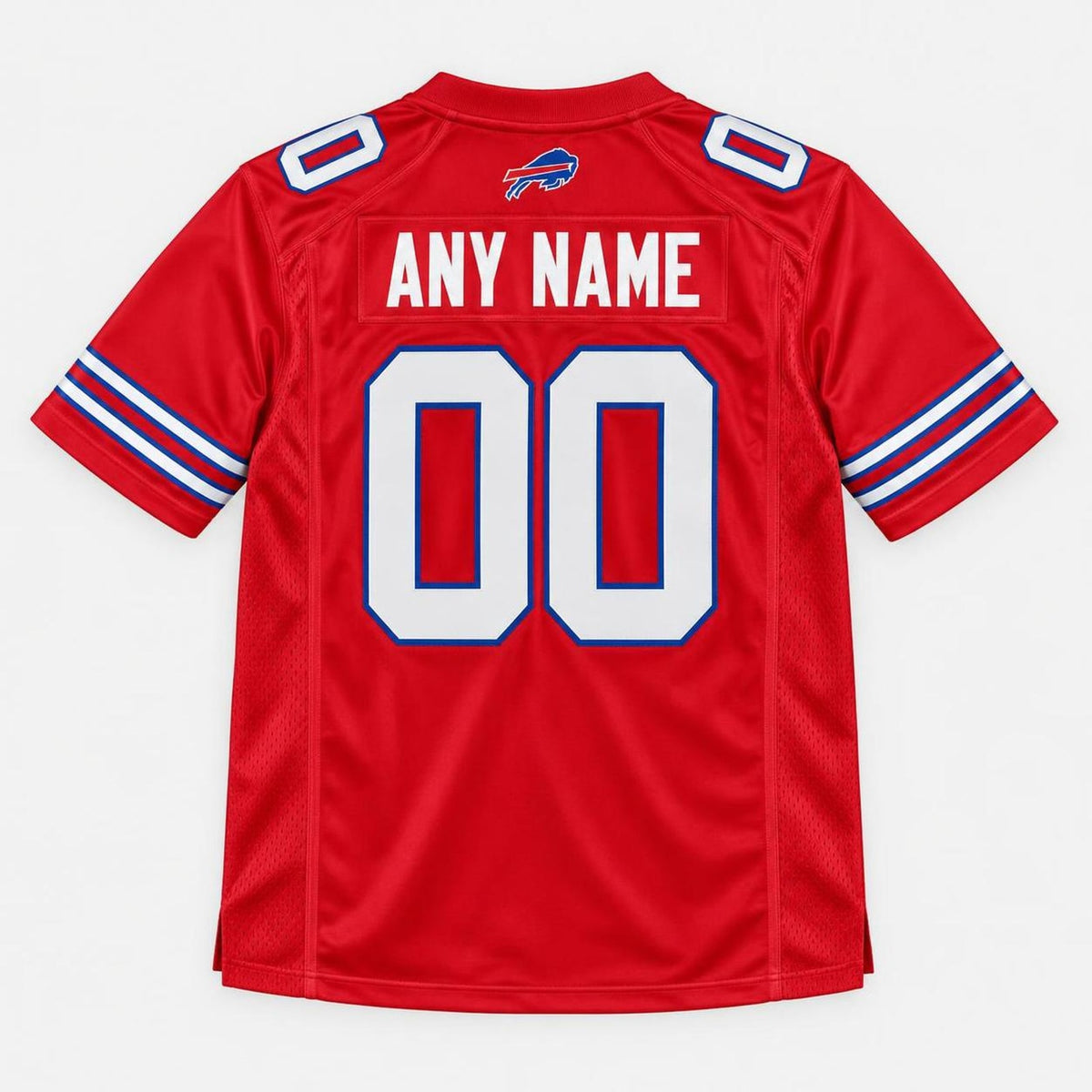 Red Buffalo Football Jersey - Custom Name and Number - 2
