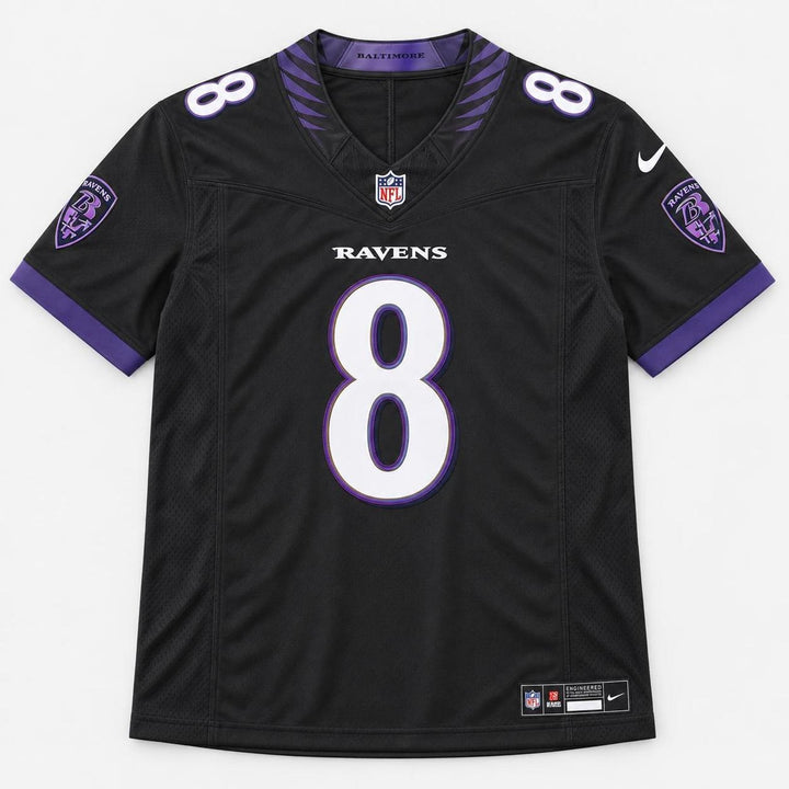 Jackson 8 Baltimore Football Jersey
