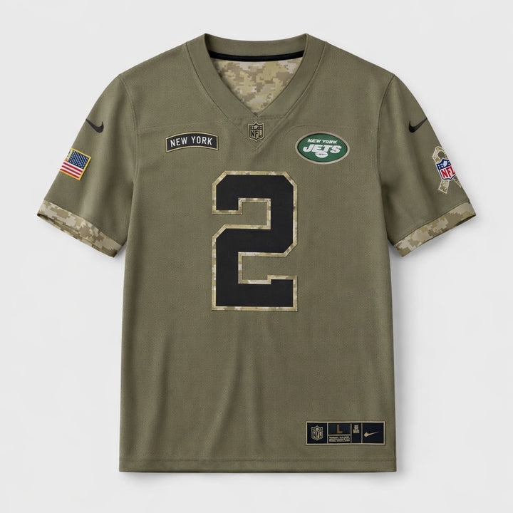 Wilson 2 New York Football Jersey Olive