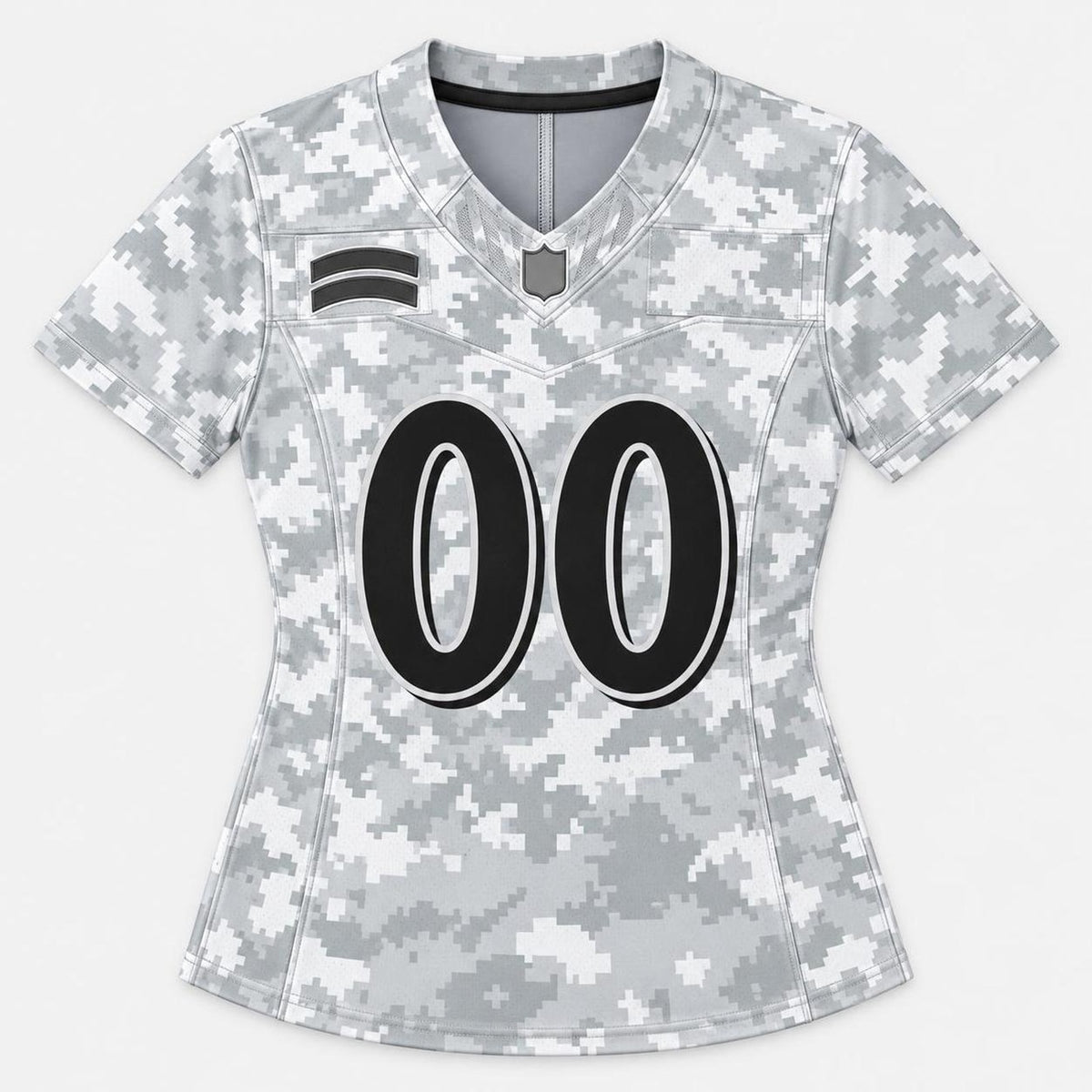 Gray Camo Football Jersey - Custom Name and Number - 5
