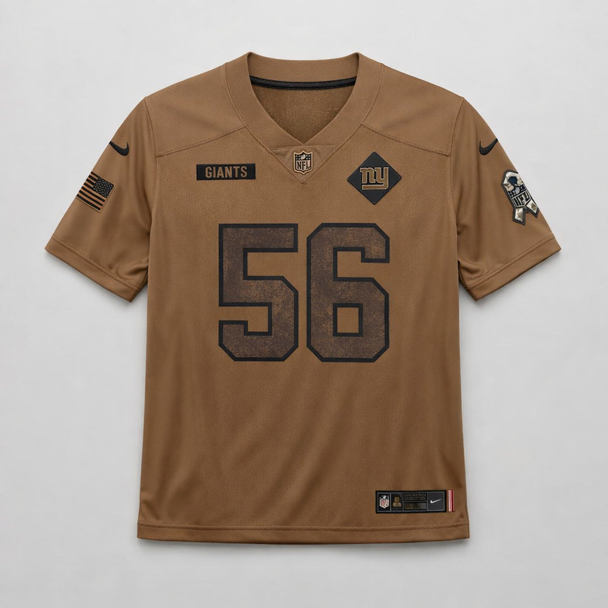 Taylor 56 Giants Football Jersey Salute To Service - 1