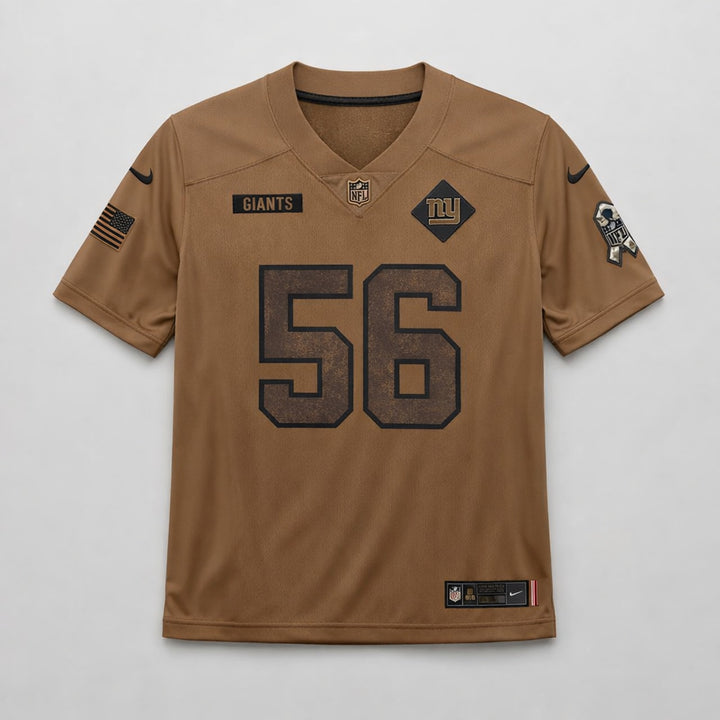 Taylor 56 Giants Football Jersey Salute To Service