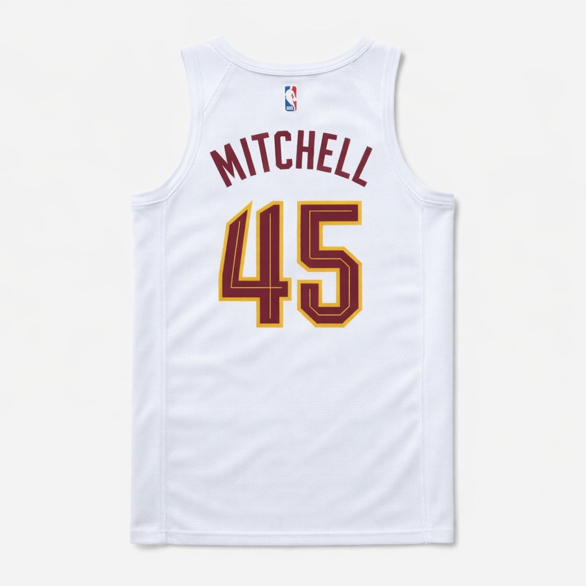 Cavs Mitchell 45 Basketball Jersey White - 2