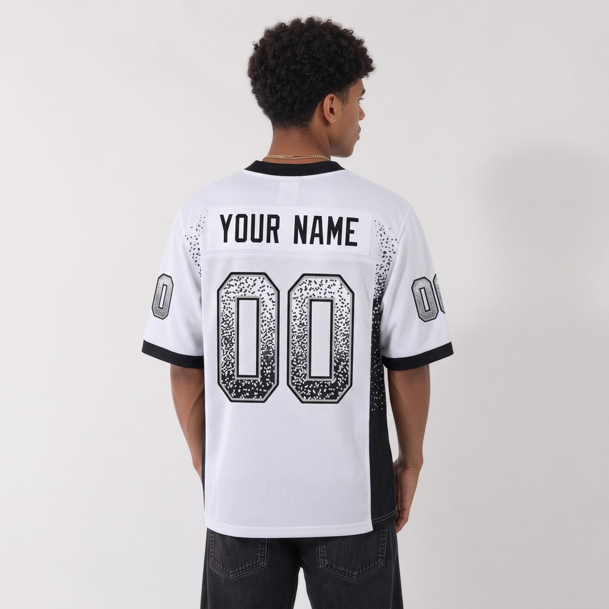 Recycled Polyester Football Jersey With Drift Stripes - 3