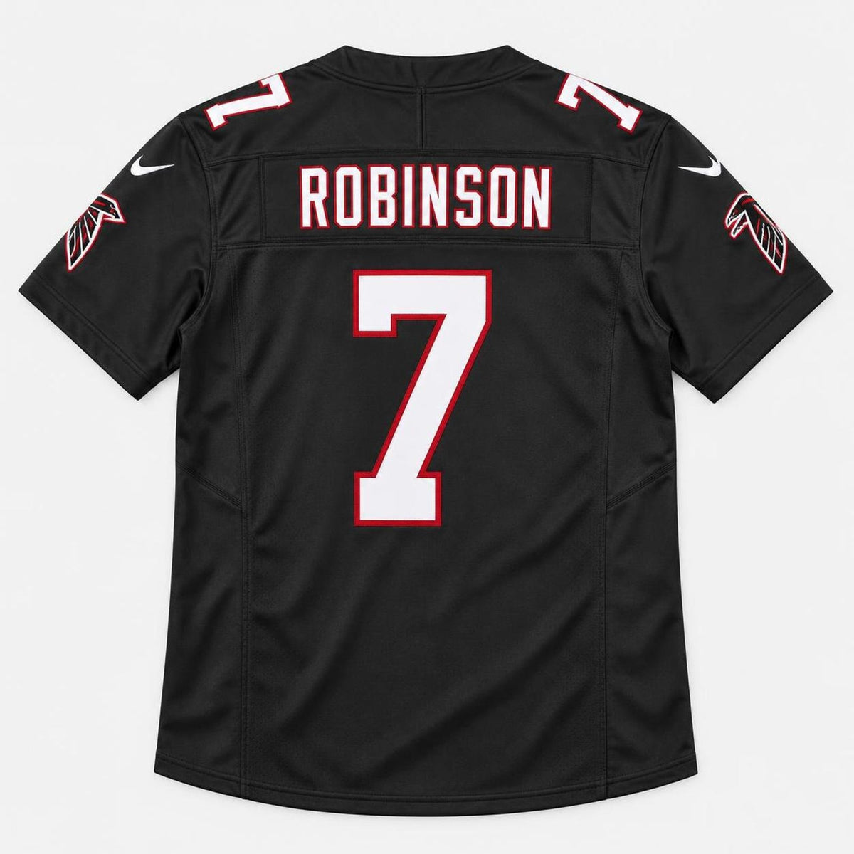 Robinson 7 Atlanta Black Football Jersey - 6