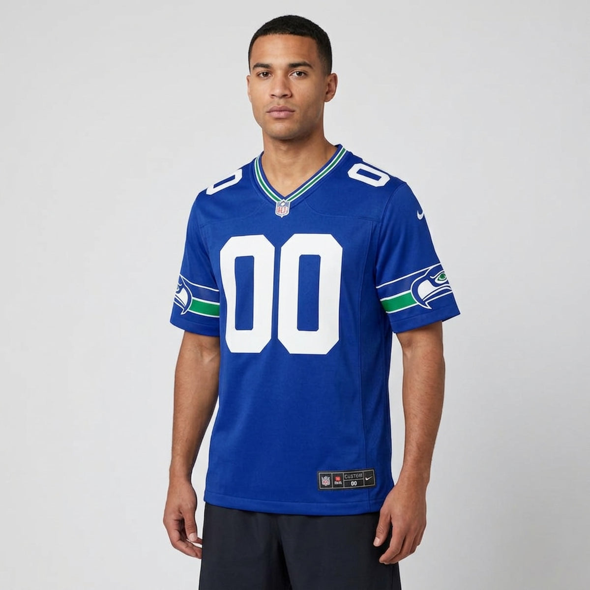 Royal Football Jersey – Custom Name and Number - 4