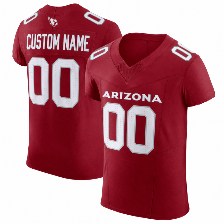 ARI Red Football Jersey Number 00 Custom Name and Number
