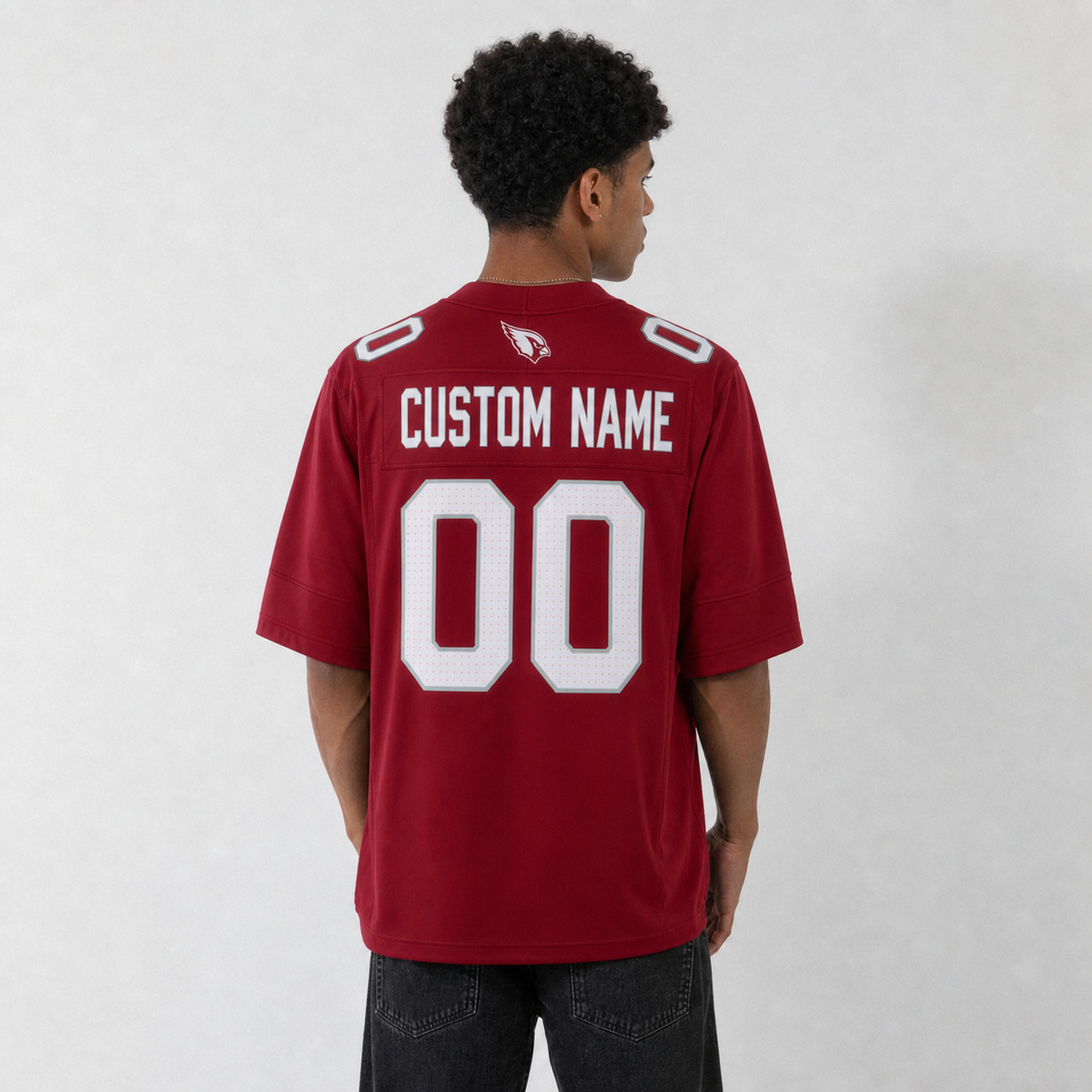 ARI Red Football Jersey Number 00 Custom Name and Number