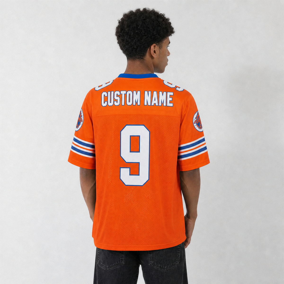 Waterboy Orange Football Jersey Boucher Number 9