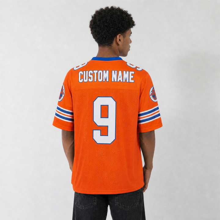 Waterboy Orange Football Jersey Boucher Number 9