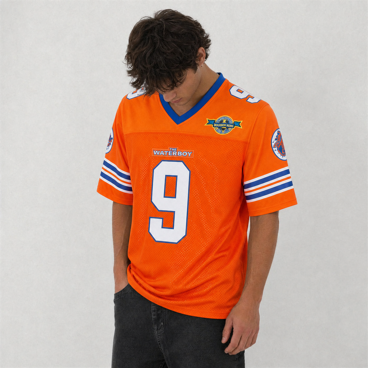 Waterboy Orange Football Jersey Boucher Number 9