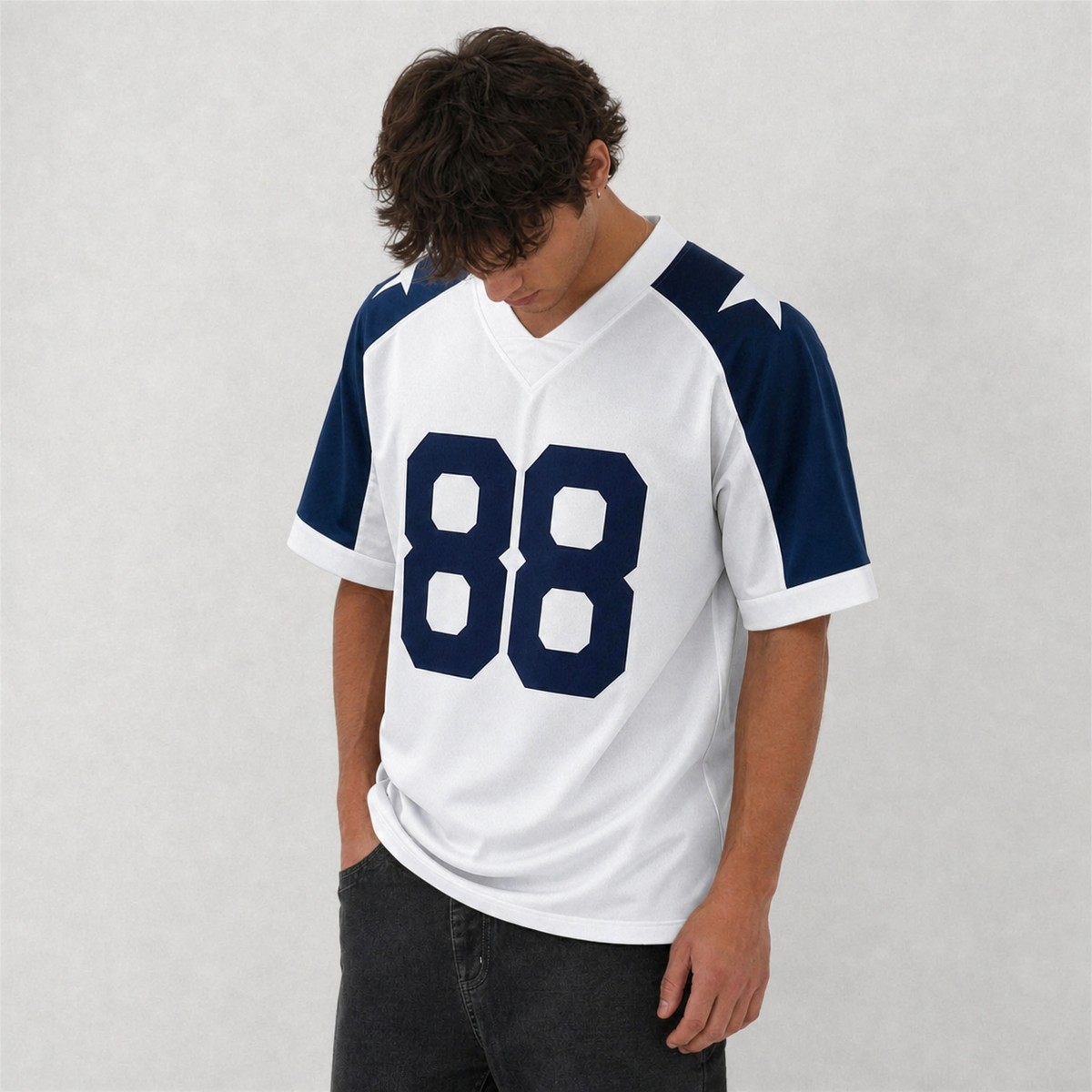 DAL White Football Jersey Lamb Number 88 Custom Name and Number