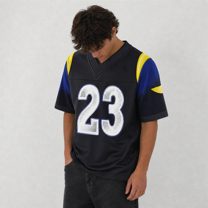 LAR Black Football Jersey Williams Number 23