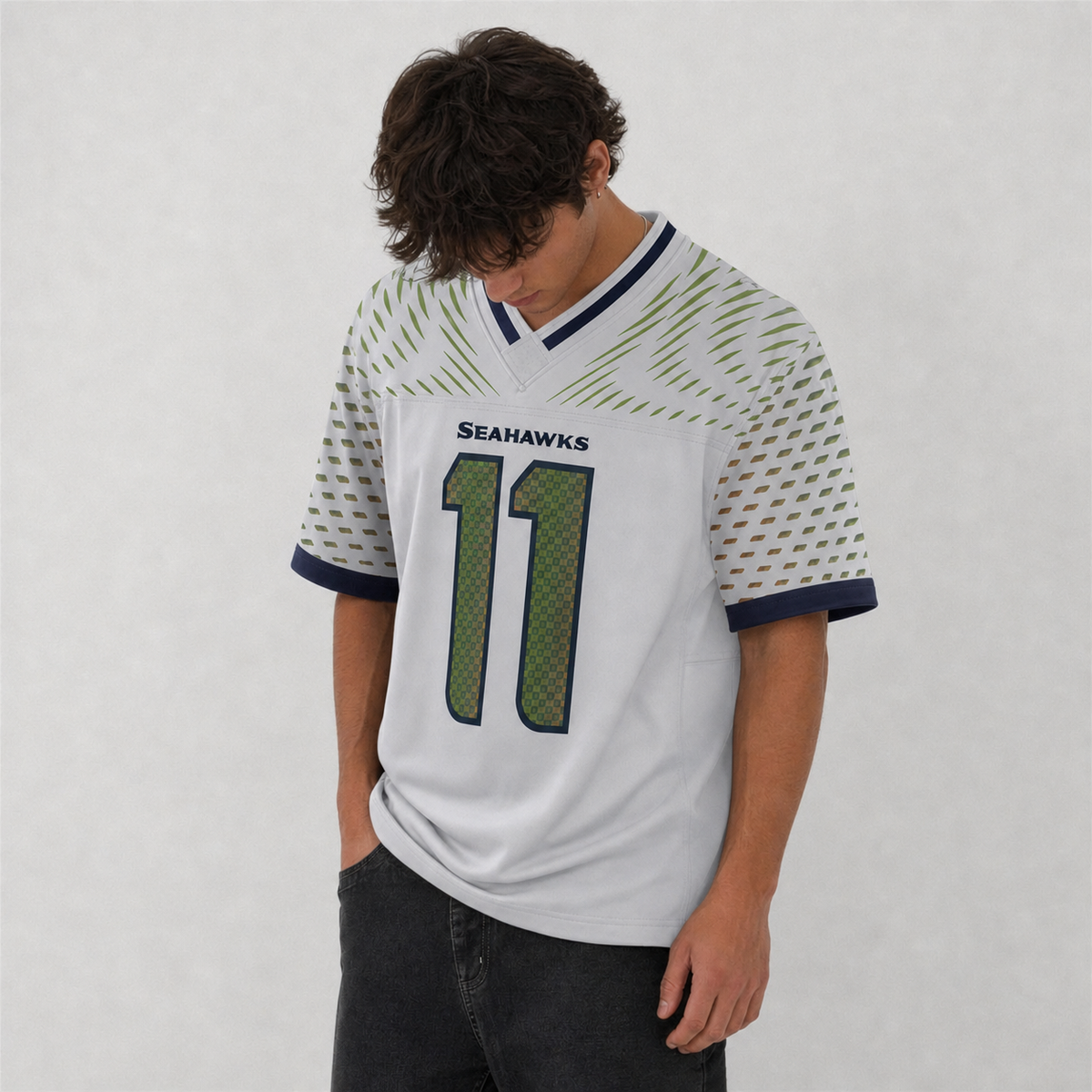 SEA  Football Jersey Smith-Njigba Number 11