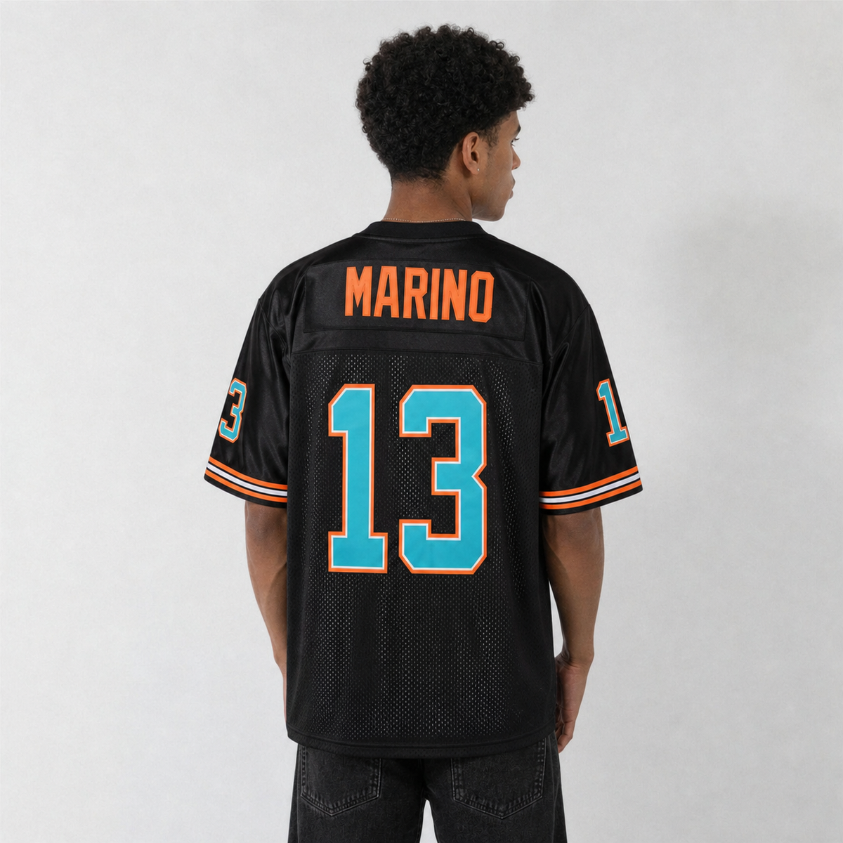 Dan Marino Black Football Jersey – Custom Name and Number