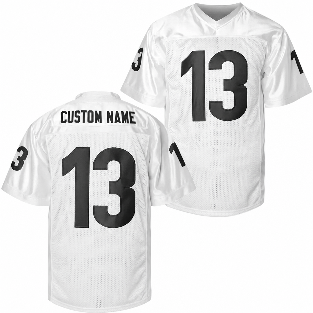 Willie Beamen White Football Jersey – Custom Name and Number