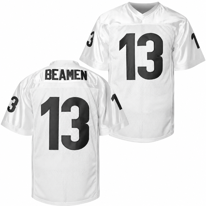 Willie Beamen White Football Jersey – Custom Name and Number