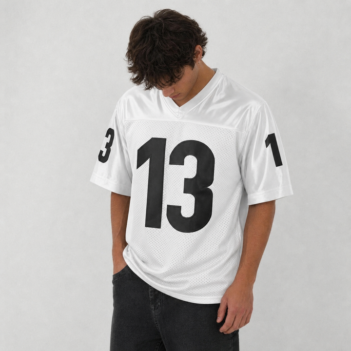 Willie Beamen White Football Jersey – Custom Name and Number