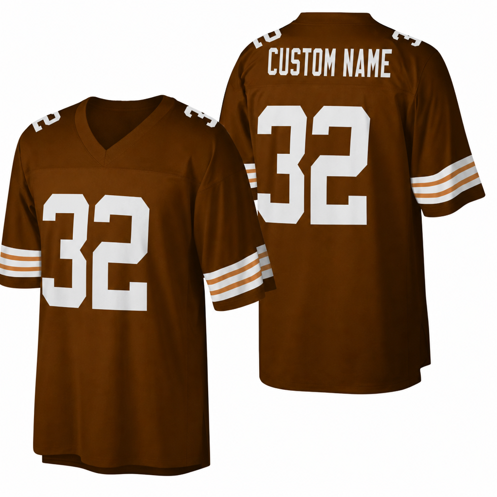Jim Brown Football Jersey – Custom Name and Number