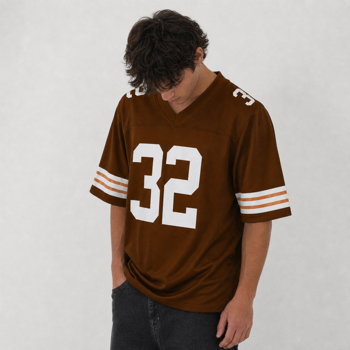 Jim Brown Football Jersey – Custom Name and Number