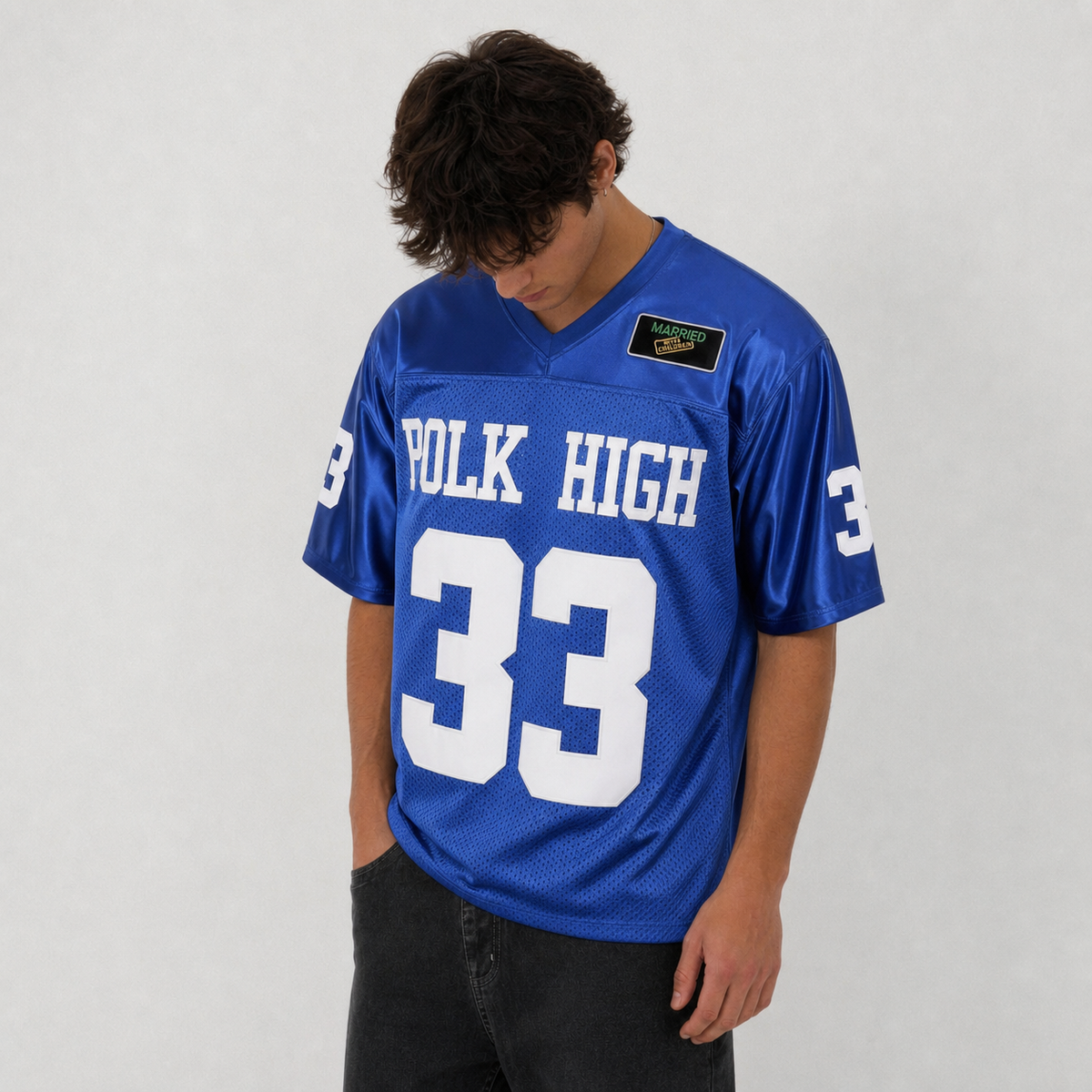 Al Bundy Blue Football Jersey – Custom Name and Number