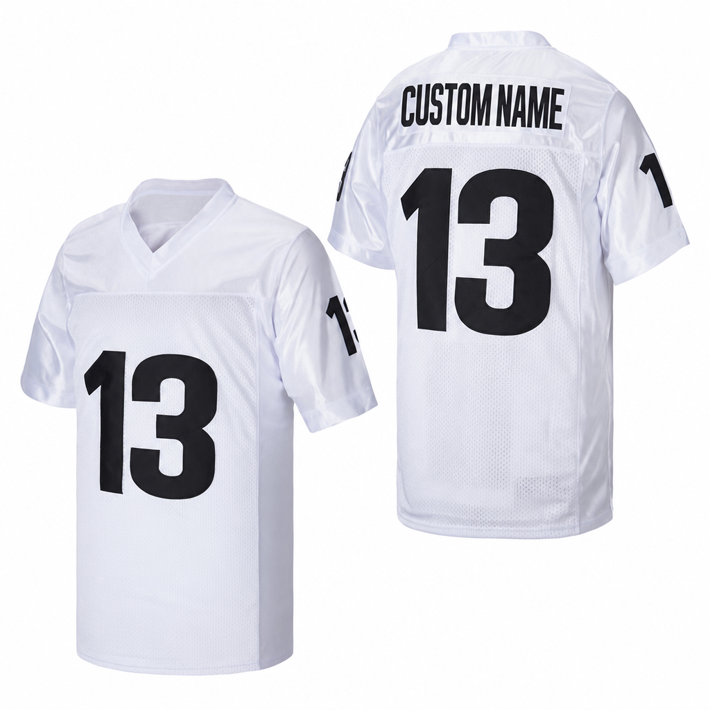 Willie Beamen White Football Jersey – Custom Name and Number