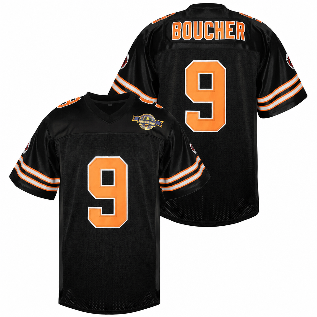 Bobby Boucher Black Football Jersey – Custom Name and Number