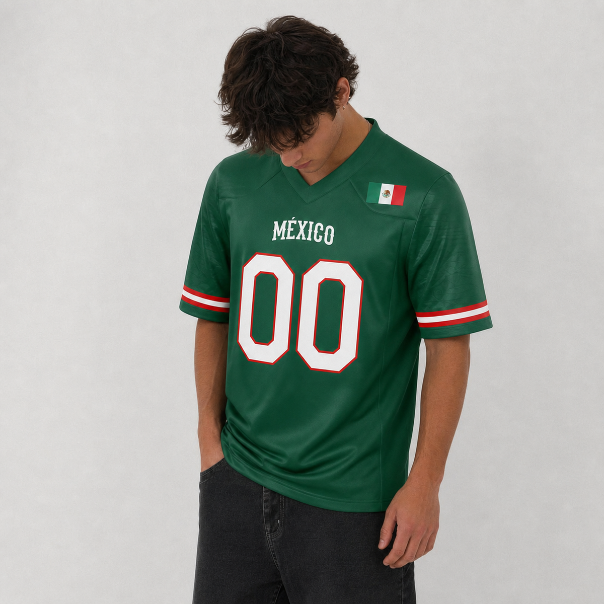 Mexico Green Football Jersey – Custom Name and Number