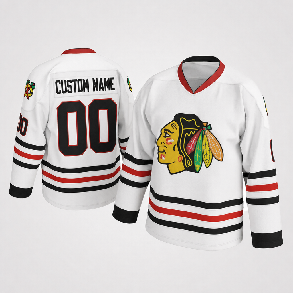 Griswold White Hockey Jersey – Custom Name and Number