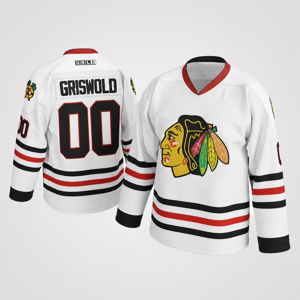 Griswold White Hockey Jersey – Custom Name and Number