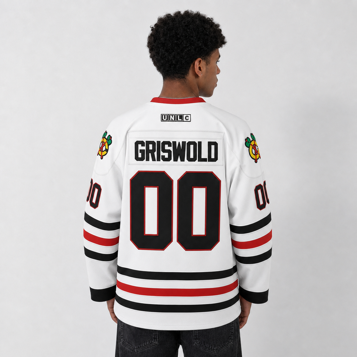 Griswold White Hockey Jersey – Custom Name and Number